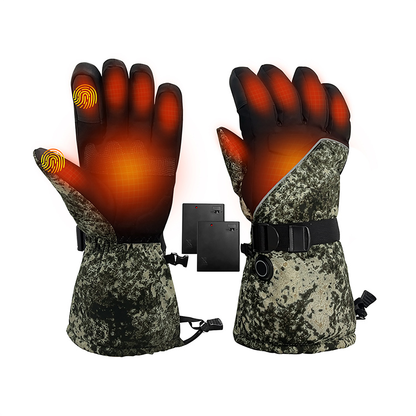 Heated Gloves Electric - Luvas de aquecimento da motocicleta tela