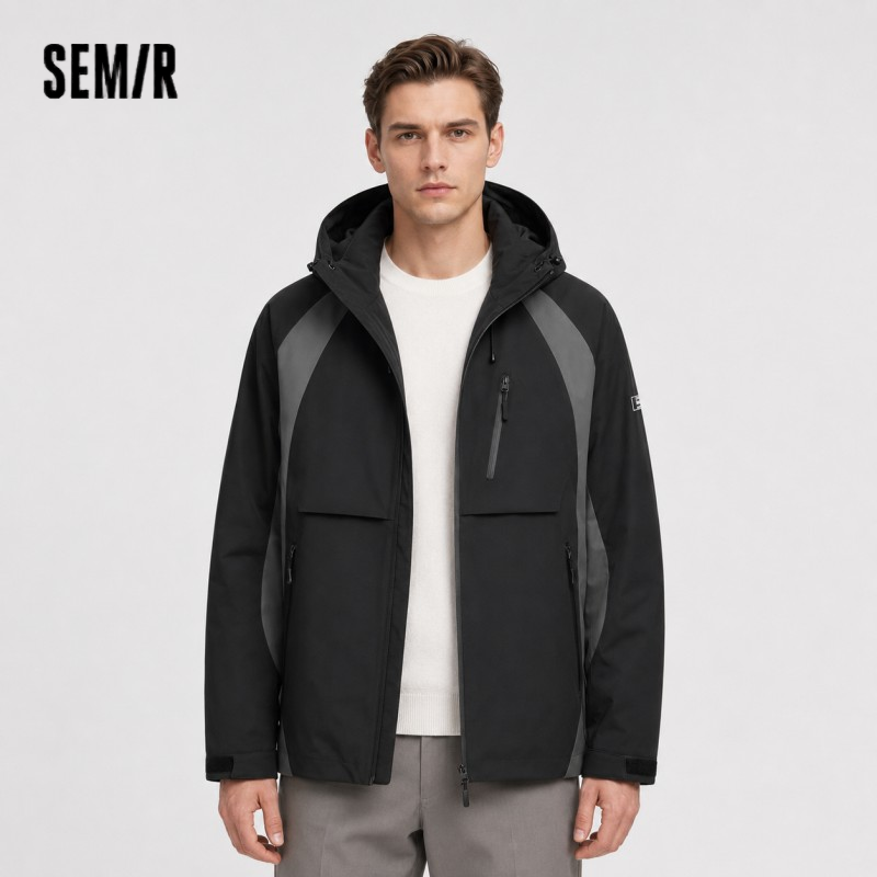 Winter Clothing Trends 2026 - Jaqueta de Plumas Semir Masculina Impermeável