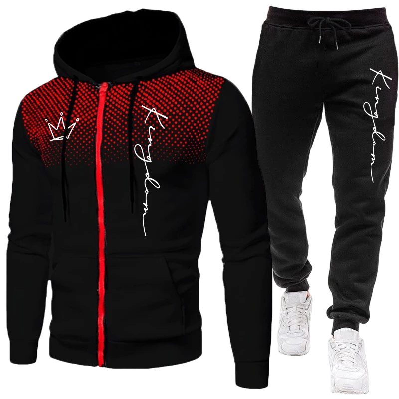 Winter Clothing Essentials - Conjunto de Agasalho Masculino King: Jaqueta