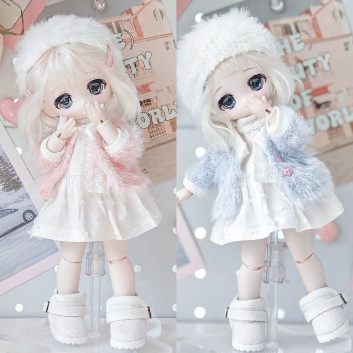Winter Clothing Options - Roupas para Boneca BJD Bonnie Bunny