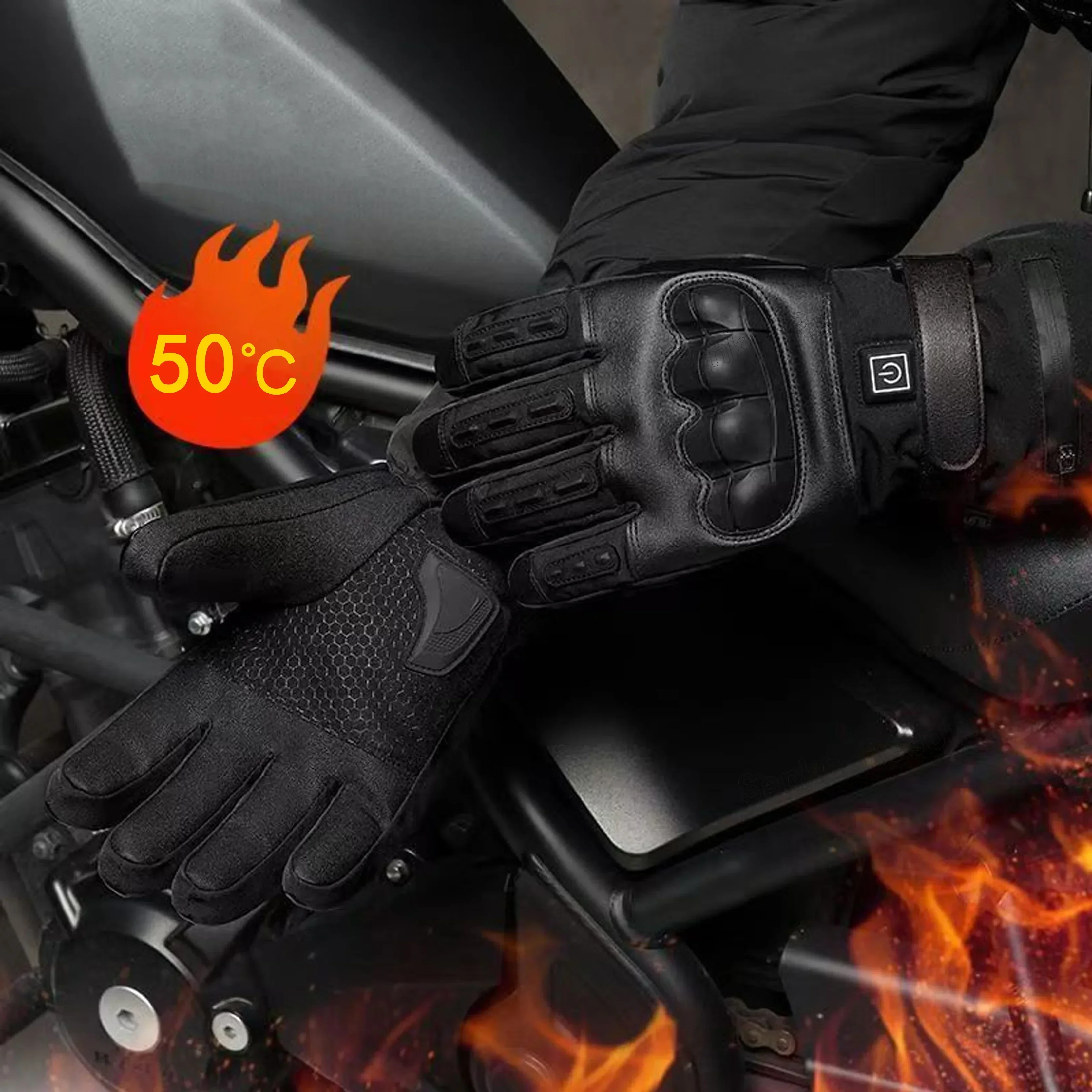 Heated Gloves Electric - Luvas elétricas aquecidas luvas de calor