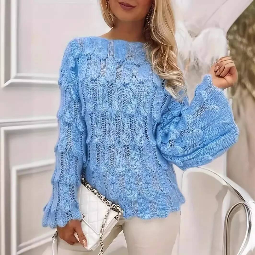Winter Clothing Taiwan - 2026 outono/inverno feminino elegante impresso oco