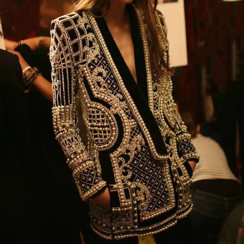 Blazers de Moda com Decote em  - Winter Clothing Taiwan avaliação e preço