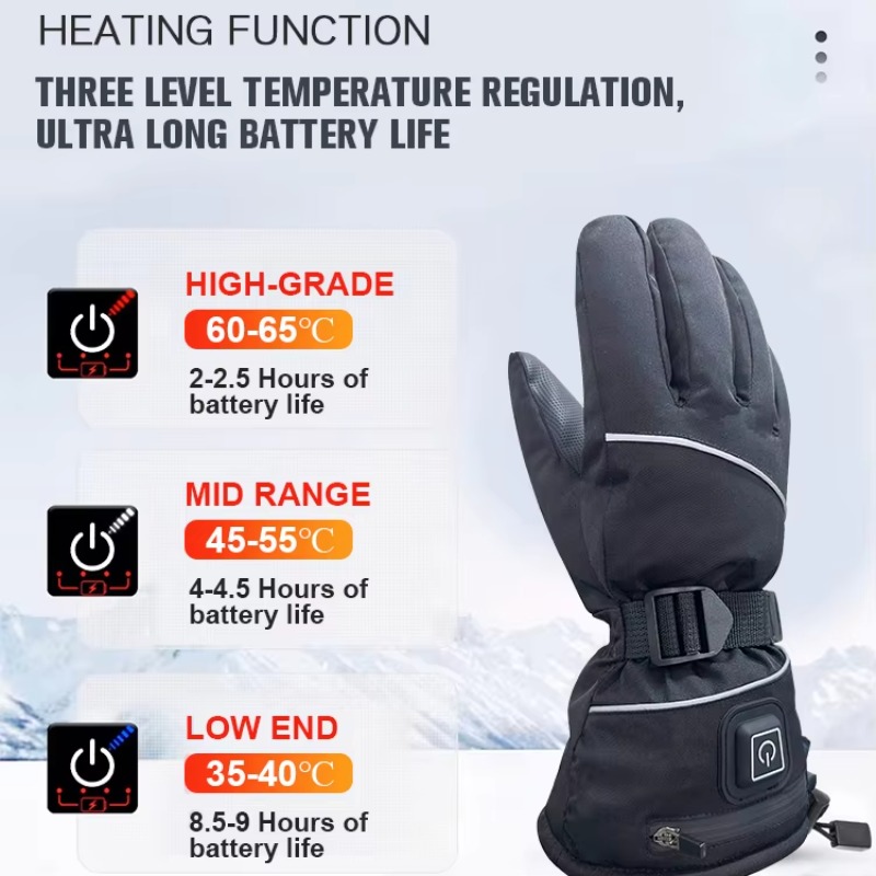 Snowboard touchscreen calor in - Heated Gloves Electric avaliação e preço