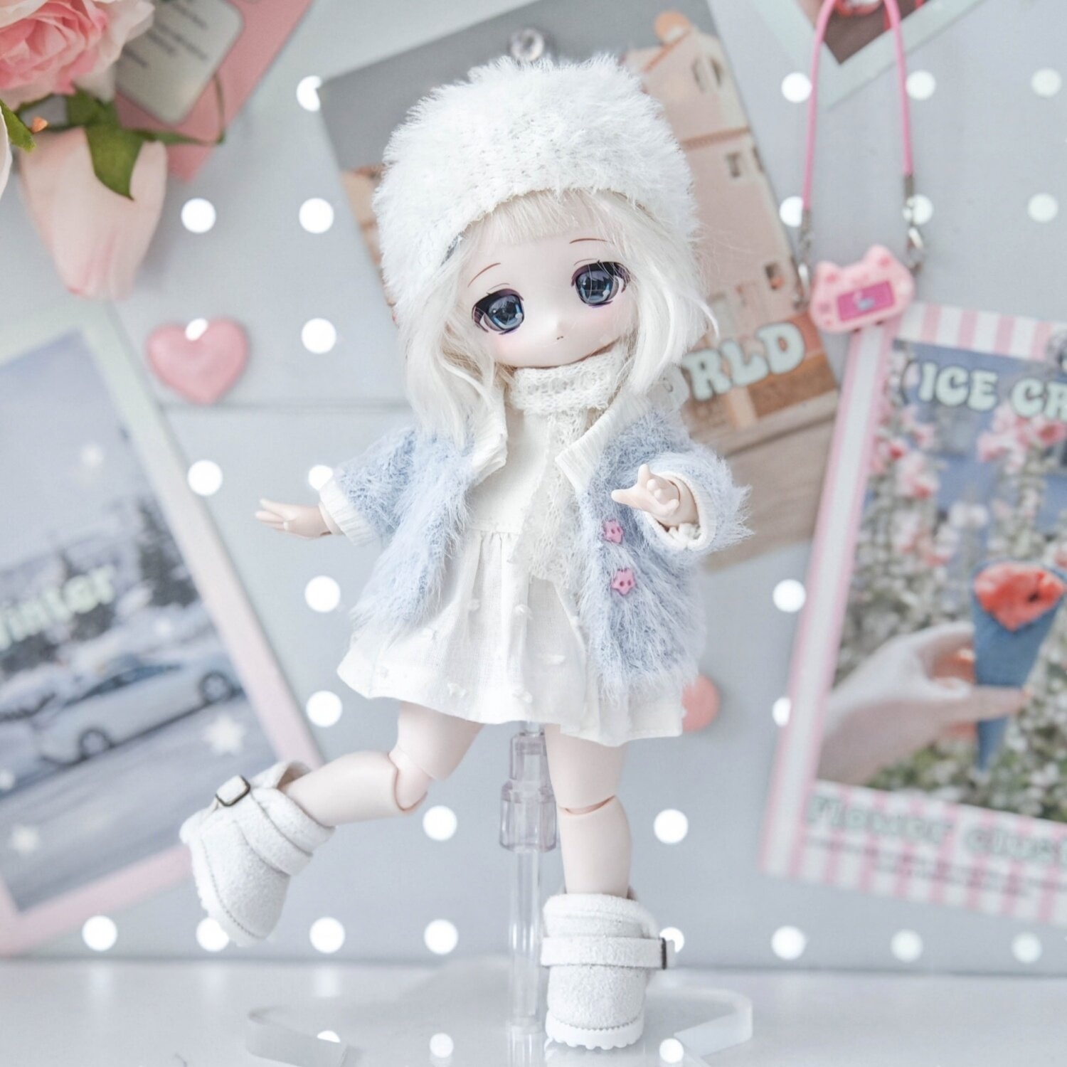Roupas para Boneca BJD Bonnie  - Winter Clothing Options avaliação e preço
