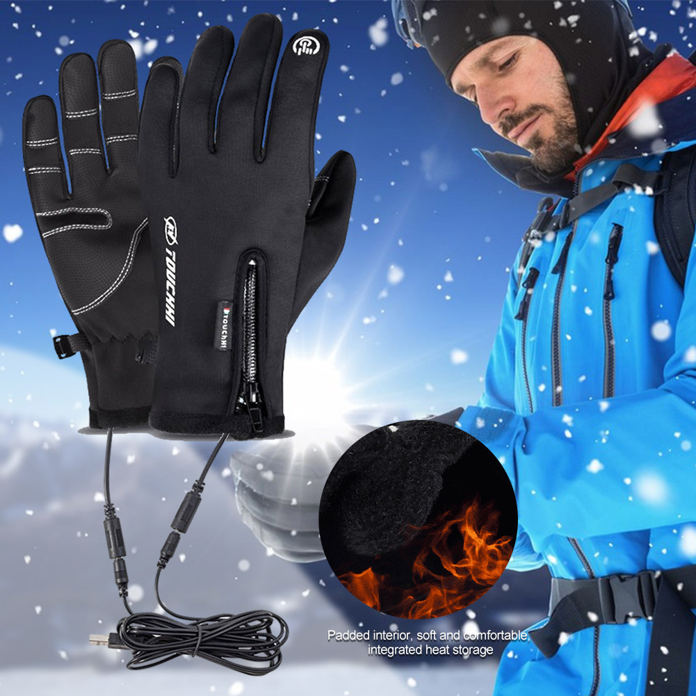 Luvas de tela de toque usb inv - Heated Gloves Electric avaliação e preço