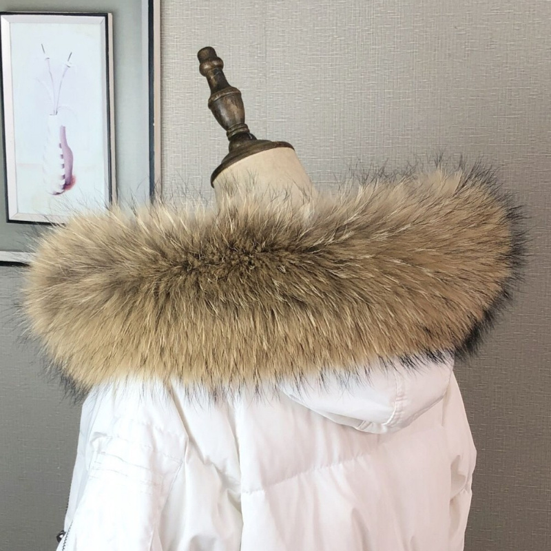 Gola de pele real para casaco  - Winter Clothing Essentials avaliação e preço
