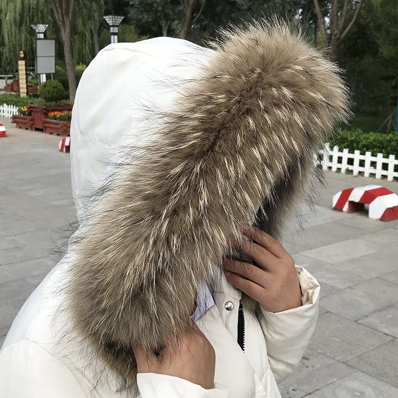Gola de pele real para casaco  - Winter Clothing Essentials avaliação e preço