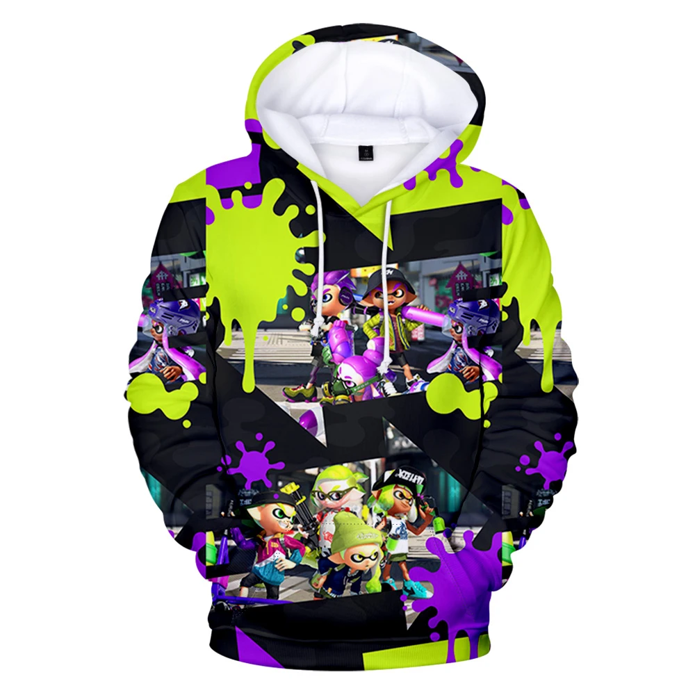 Splatoon 3 jogo unissex manga  - Winter Clothing Game avaliação e preço